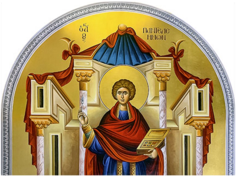 Saint Panteleimon Iconography